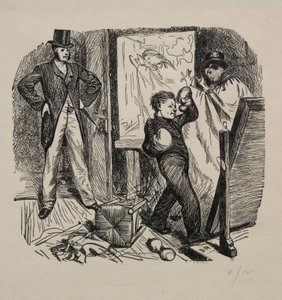 Ein Kesseltrommel in Mayfair, 1862 von George Louis Palmella Busson Du Maurier