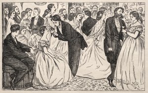 Ein kleiner Hopser in der Harley Street, 1863 von George Louis Palmella Busson Du Maurier