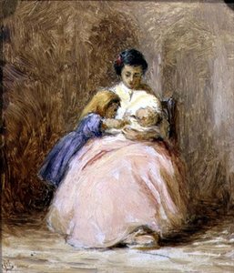 Das neue Baby, ca. 1870 von George Manson
