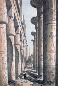 Großer Tempel, Karnak, Ägypten, 19. Jahrhundert von George Moore