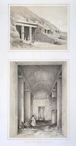 Gräber von Beni-Hassan, Ägypten, 19. Jahrhundert von George Moore