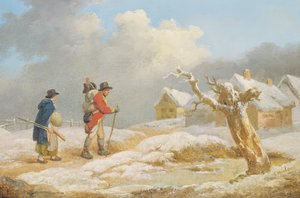 Die Rückkehr eines Soldaten von George Morland