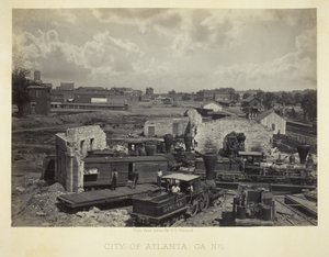 Stadt Atlanta, GA, Nr. 1 von George N. Barnard