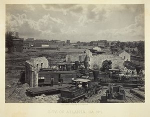 Stadt Atlanta, GA, Nr. 1, 1866 von George N. Barnard