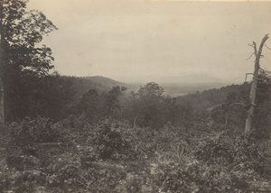 Mission Ridge, Schauplatz von Shermans Angriff, 1860er Jahre