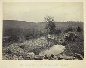 Mission Ridge von Orchard Knob von George N. Barnard