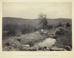 Mission Ridge von Orchard Knob von George N. Barnard
