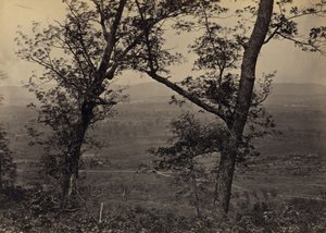 Orchard Knob von Mission Ridge von George N. Barnard