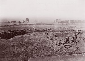 Rebellenbefestigungen vor Atlanta, ca. 1864 von George N. Barnard