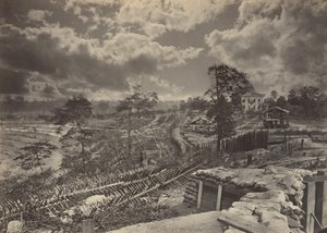 Rebellenwerke vor Atlanta, Georgia Nr. 1 von George N. Barnard