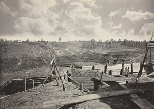 Rebellenwerke vor Atlanta, Georgia, Nr. 5 von George N. Barnard