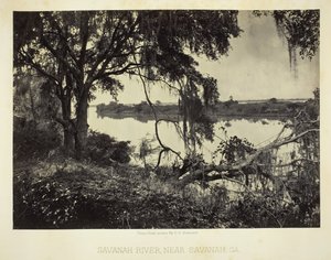 Savannah River, nahe Savannah, GA, 1866