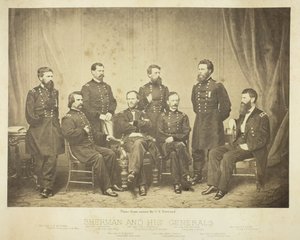 Sherman und seine Generäle, 1865