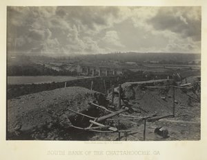 Südliches Ufer des Chattahoochie, Ga., 1866 von George N. Barnard