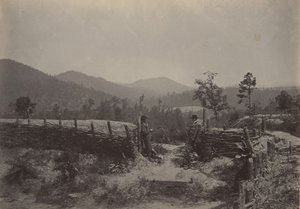 Der Allatoona-Pass, Georgia, 1860er Jahre von George N. Barnard