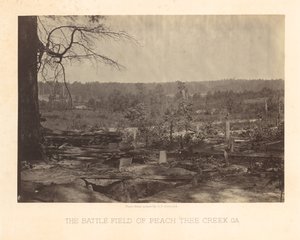 Das Schlachtfeld von Peach Tree Creek, Georgia