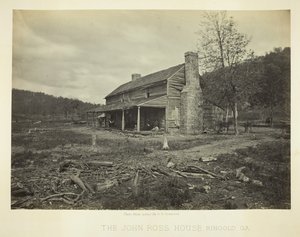 Das John Ross Haus, Ringold, GA, 1866