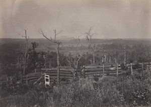 Blick auf den Kenesaw Mountain, Georgia, 1860er Jahre von George N. Barnard