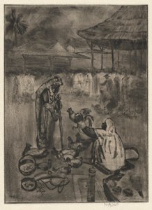 Hühnchenverkäufer, Trinidad von George Overbury Hart