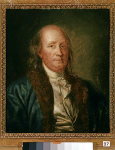 Porträt von FRANKLIN Benjamin, um 1846