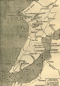 Karte der Halbinsel Gallipoli, 1919 von George Philip and Son Ltd