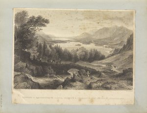 Derwent- und Bassenthwaite-Seen, - Keswick & Skiddaw in der Ferne, Cumberland
