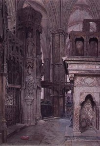 Edward der Bekenner Kapelle, Westminster Abbey von George Price Boyce