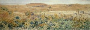 Der Rote Berg, von einem Müllhaufen am Stadtrand von Kairo von George Price Boyce