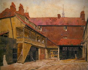 Das Weiße Pferd Gasthaus von George Price Boyce