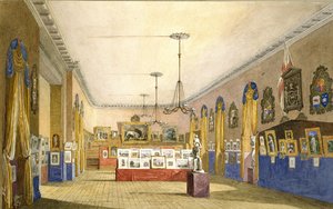 Eine Ausstellung im Alten Rathaus, Oxford, 1854