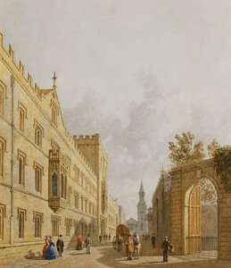Exeter College, Oxford, 1848 von George Pyne