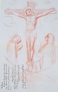 Studie der Kreuzigung, ca. 1857 von George Richmond