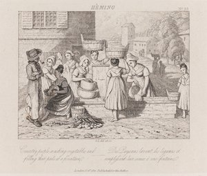 Gemüse waschen, Heming, c.1821