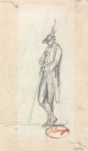 Stehende männliche Figur von George Romney