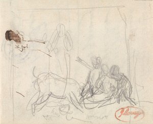 Kinder und eine Ziege von George Romney