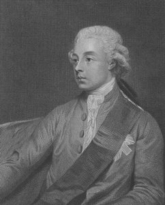Frederick Howard, 5. Earl of Carlisle, graviert von John Keyse Sherwin, 1782 von George Romney