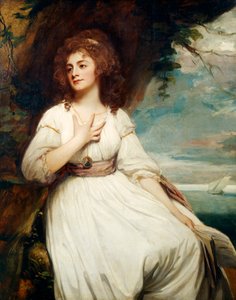 Frau Crouch (Anna Maria Phillips) 1787 von George Romney