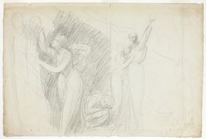 Prospero, Miranda und Caliban, aus Der Sturm