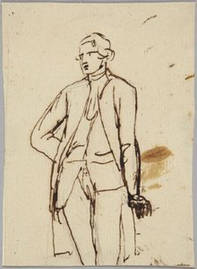 Stehende männliche Figur von George Romney