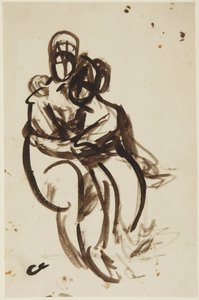 Studie für das Porträt der Milner-Schwestern von George Romney