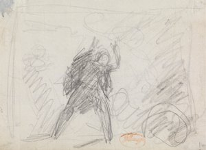 Studie einer stehenden Figur