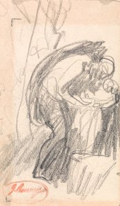 Unidentifiziertes Thema: Ein Mann mit einem Kind von George Romney