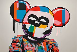 Mosaik der Ausdrücke, 2024 von George Rosaly