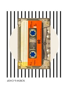 Schraube und Hacken (Kassette), 2023 von George Rosaly
