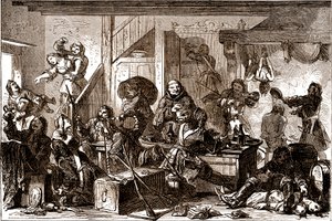 Dragonnaden: Verfolgungen gegen die protestantischen Gemeinden des Königreichs Frankreich in den 1680er Jahren. 19. Jahrhundert