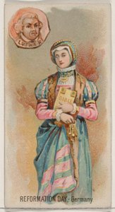 Reformationstag, Deutschland, aus der Feiertagsserie N80 für Duke-Zigaretten, 1890 von George S. Harris and Sons