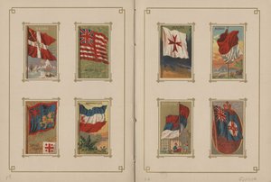 Flaggen aller Nationen und der Staaten und Territorien der Vereinigten Staaten von Amerika - Seiten 19 und 20, 1887
