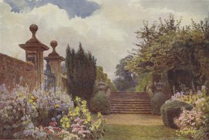 Penshurst, die Terrassenstufen von George Samuel Elgood