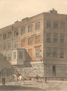 York House, die Ecke der Villiers Street und des Strands, mit Richardsons Ancient and Modern Print Warehouse im Vordergrund von George Shepheard