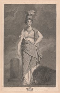 Westfenster der Kapelle, New College Oxford: Die Tugenden - Tapferkeit von George Siegmund Facius